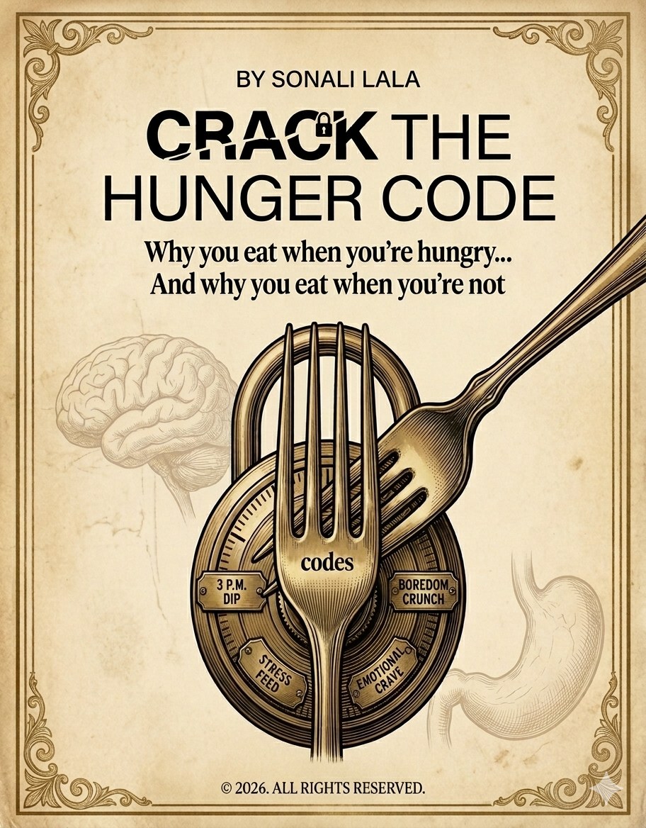 Crack the Hunger Code book cover by Sonali Lala